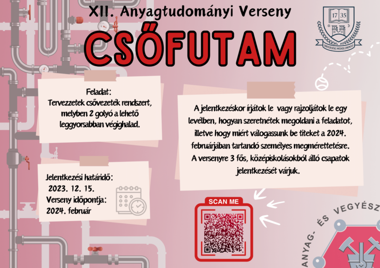 Read more about the article MEGNYÍLT A JELENTKEZÉS – CSŐFUTAM
