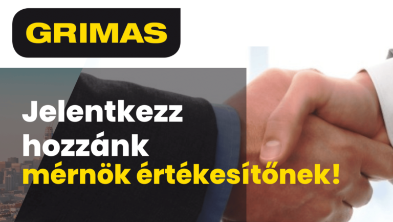 Read more about the article Álláshirdetés – Mérnök értékesítő