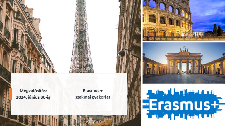 Read more about the article Újra megnyílt a hallgatók számára az Erasmus+ szakmai gyakorlat jelentkezési felülete
