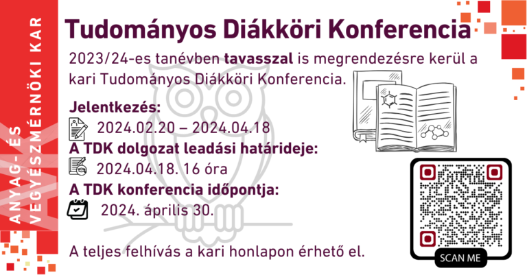 Read more about the article Tudományos Diákköri Konferencia – Student’s Scientific Research Conference