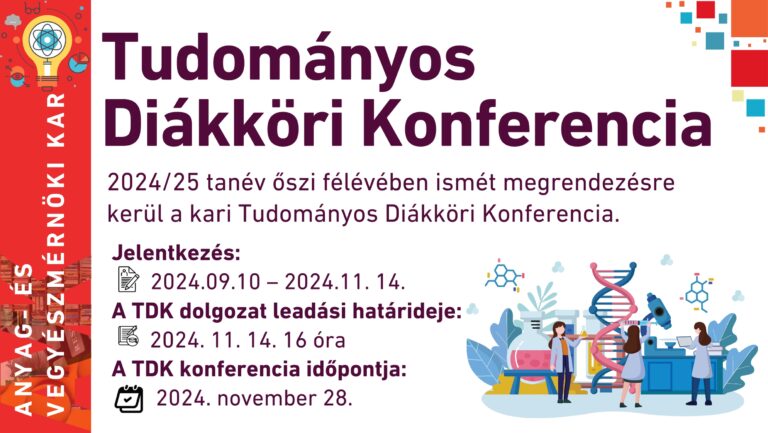 Read more about the article Tudományos Diákköri Konferencia – Student’s Scientific Research Conference