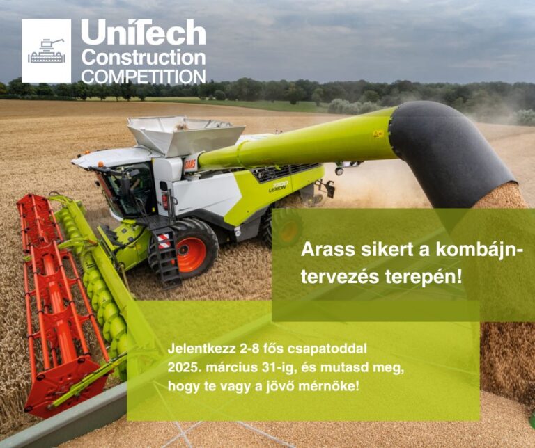 Read more about the article Felhívás – CLAAS UniTech Construction Mérnökverseny