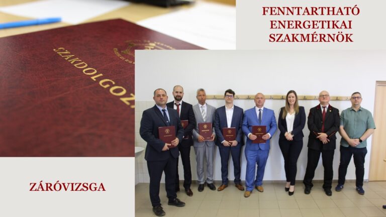 Read more about the article Gratulálunk az első végzett Fenntartható energetikai szakmérnök évfolyamnak!